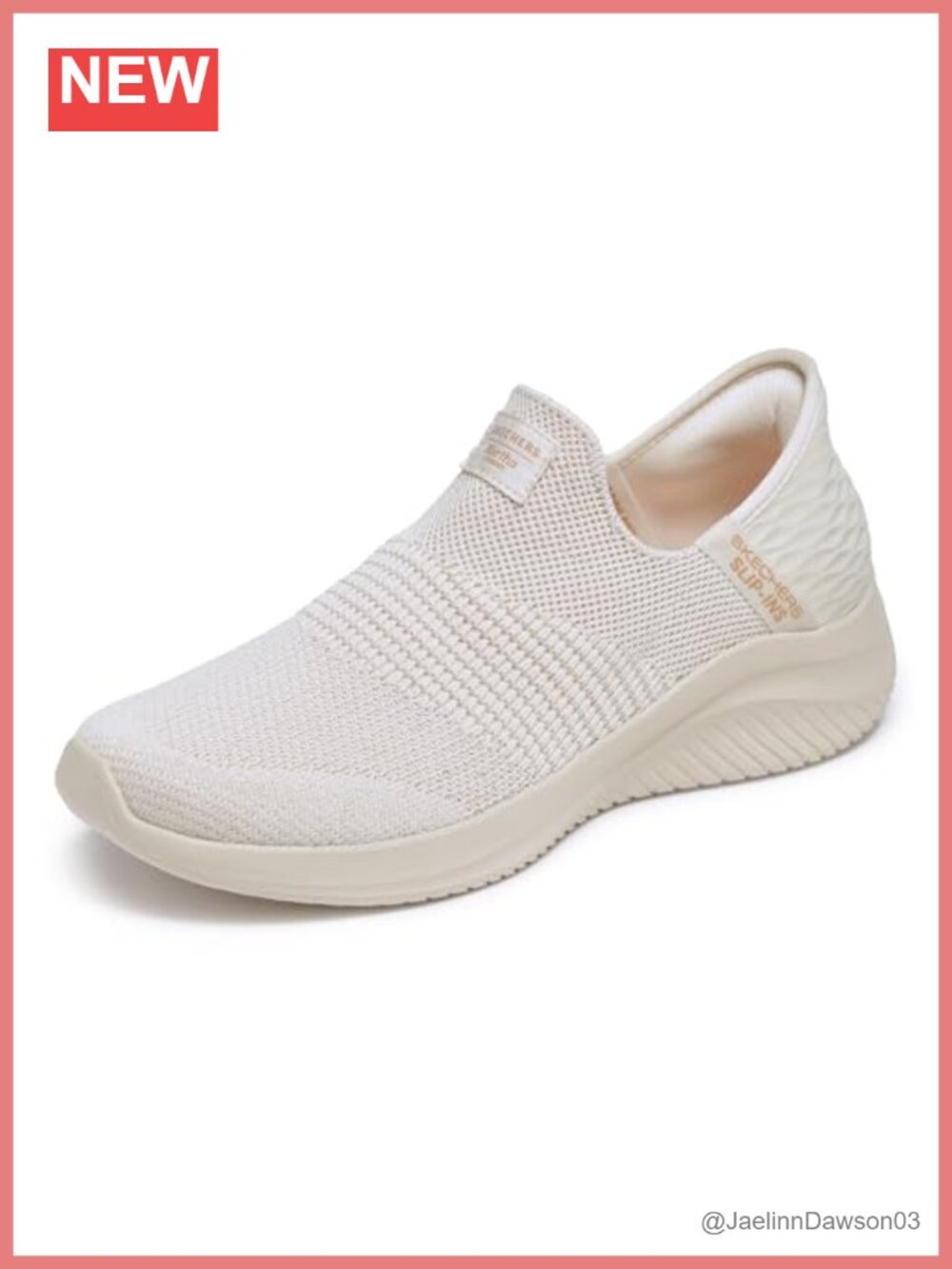 Slip-On Sneakers with Memory Foam Cushioning - Stretch Knit, Hands-Free Tech